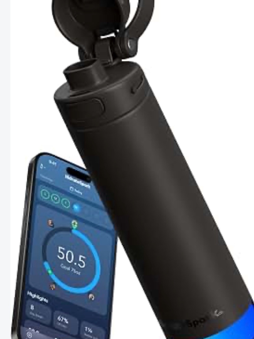 Hidrate Spark Pro 2 Bottle with App Connectivity - Black